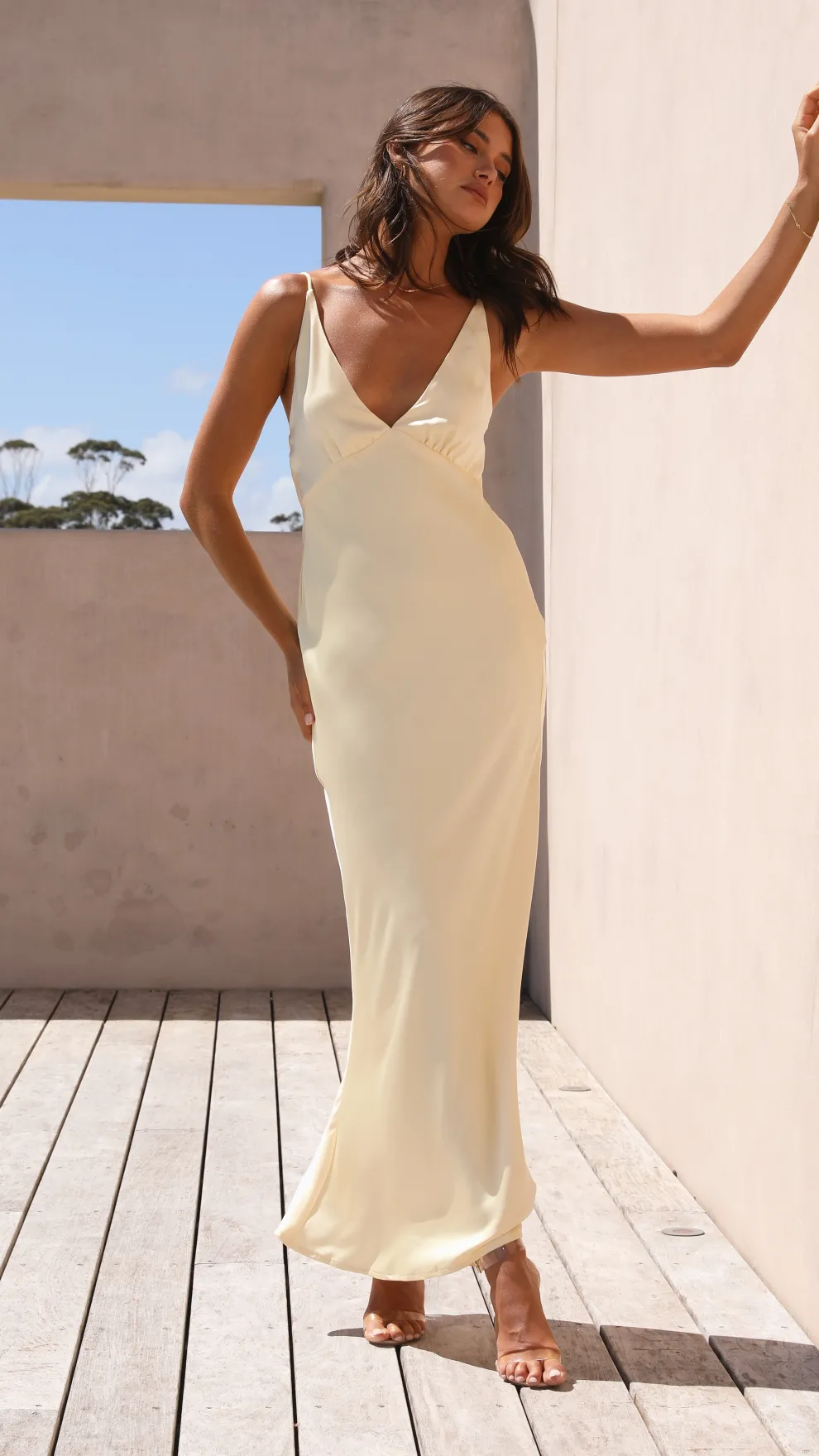 Ziah Maxi Dress - Yellow