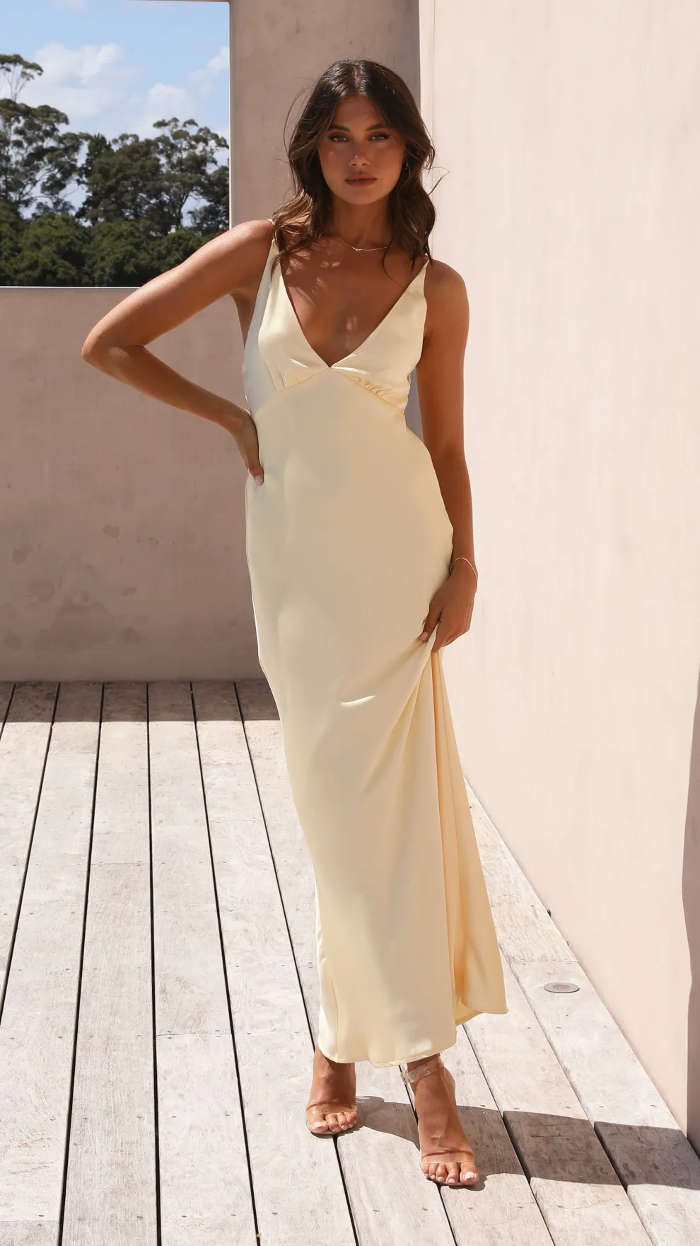 Ziah Maxi Dress - Yellow