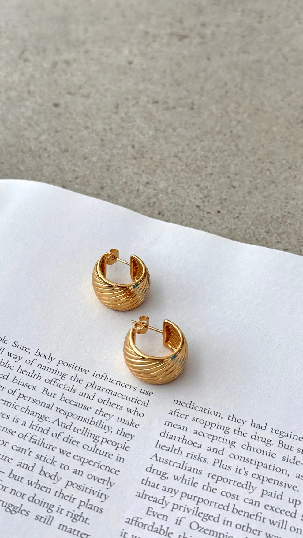 Ziggy Earrings - Gold